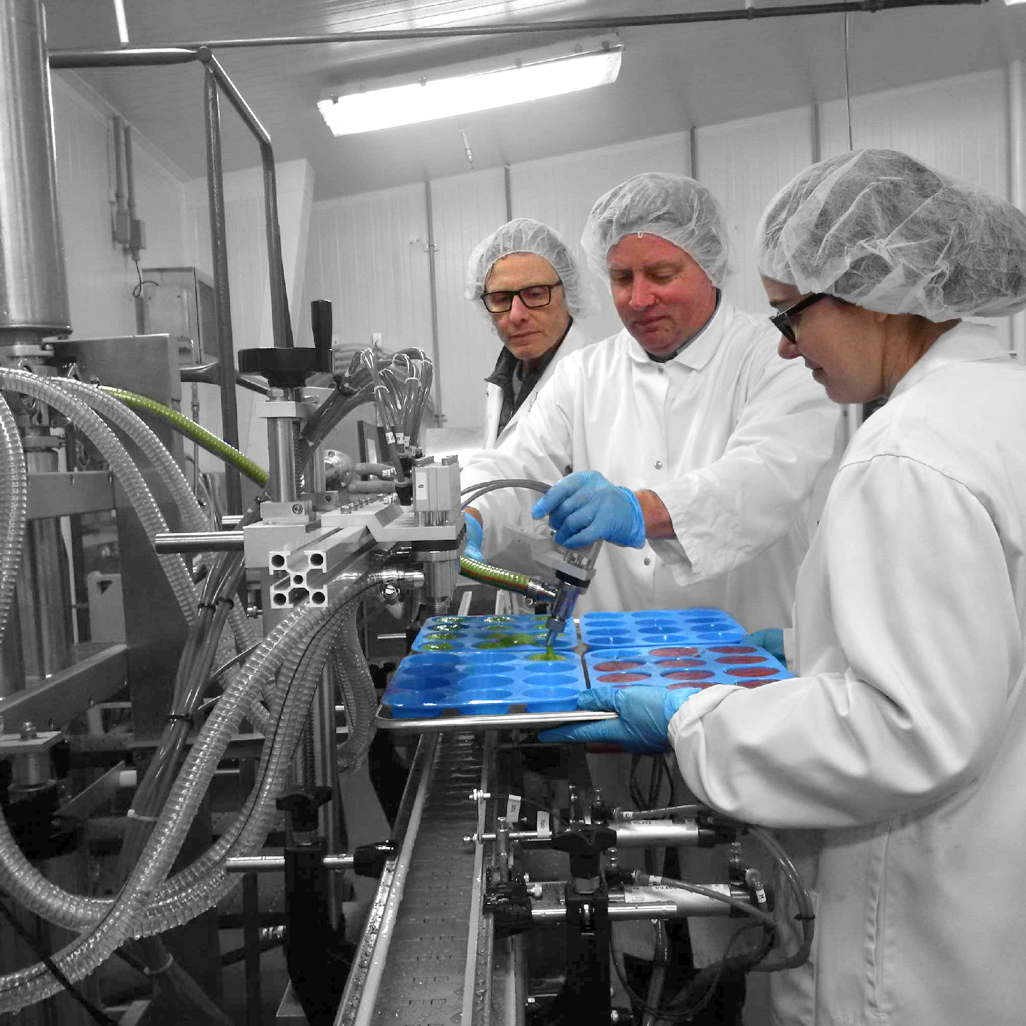 OAFVC staff using equipment